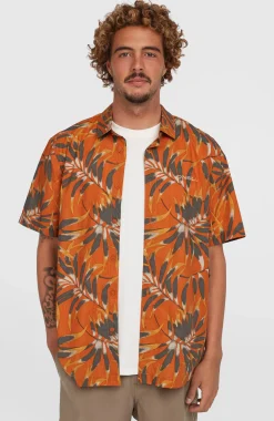 HommesChemise Print| Orange
