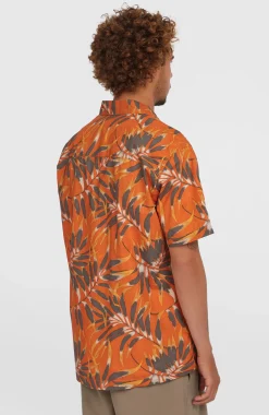 HommesChemise Print| Orange