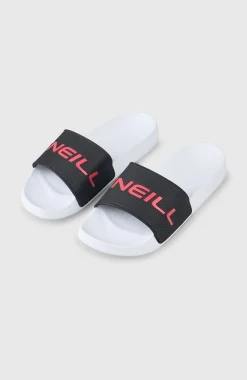 HommesClaquettes à logo| Noir Mix