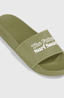 HommesClaquettes unisexes Future Surf Society| Vert