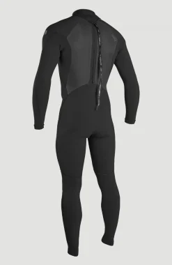 HommesEpic 3/2mm Back Zip Full Wetsuit| Noire