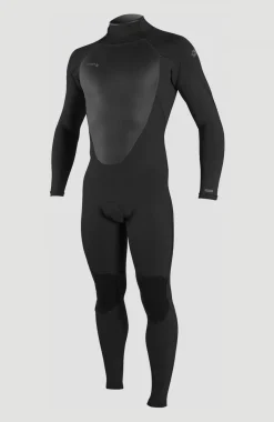 HommesEpic 4/3mm Back Zip Full Wetsuit| Noire