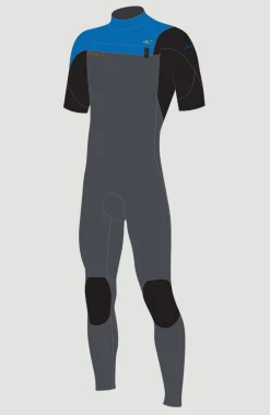 HommesHammer 2mm Chest Zip Short Sleeve Full Wetsuit| Gris