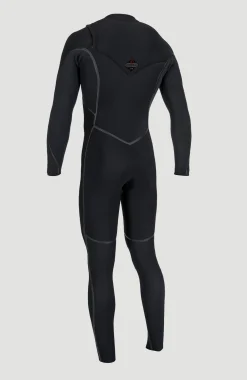 HommesHyperfreak Fire 3/2mm+ Chest Zip Full Wetsuit| Noire