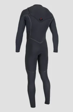 HommesHyperfreak Fire 3/2mm Chest Zip Full Wetsuit| Noire