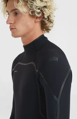 HommesHyperfreak Fire 4/3mm Back Zip Full Wetsuit| Noire