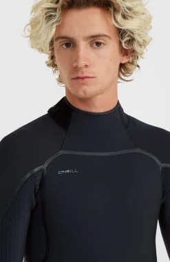 HommesHyperfreak Fire 4/3mm Back Zip Full Wetsuit| Noire