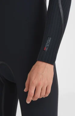 HommesHyperfreak Fire 4/3mm Back Zip Full Wetsuit| Noire