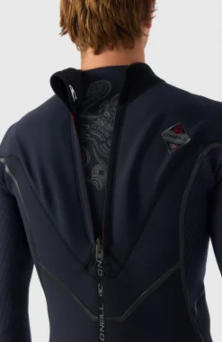 HommesHyperfreak Fire 5/4mm+ Back Zip Full Wetsuit| Noire