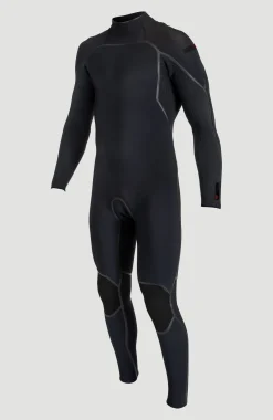 HommesHyperfreak Fire 5/4mm+ Back Zip Full Wetsuit| Noire