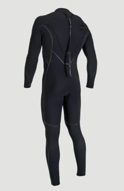 HommesHyperfreak Fire 5/4mm+ Back Zip Full Wetsuit| Noire