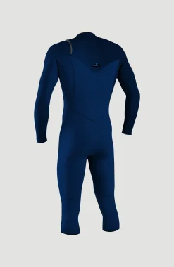 HommesHyperfreak Plus 4/3mm Chest Zip Overknee Wetsuit| Bleu