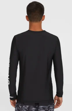 HommesLycra à manches longues Essentials| Noire