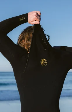 HommesO'Riginals RG8 4/3mm Chest Zip Full Wetsuit| Noire