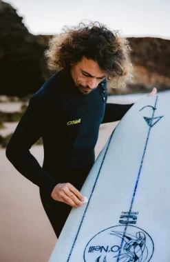 HommesO’Riginals RG8 3/2mm Chest Zip Full Wetsuit| Noire