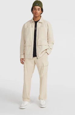 HommesPantalon cargo en velours côtelé Surf Heroes| Beige
