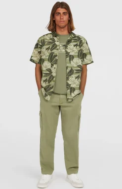 HommesPantalon cargo Essentials| Vert