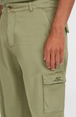HommesPantalon cargo Essentials| Vert