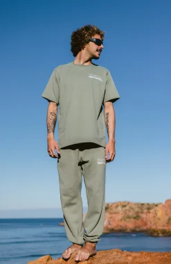 HommesPantalon de survêtement Future Surf Society| Vert