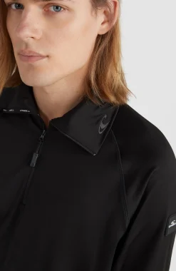 HommesPolaire à col demi-zip Clime| Noire