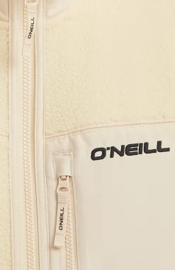 HommesPolaire à poils longs et zip intégral Must-Have| Beige