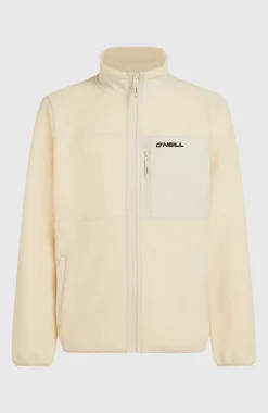 HommesPolaire à poils longs et zip intégral Must-Have| Beige