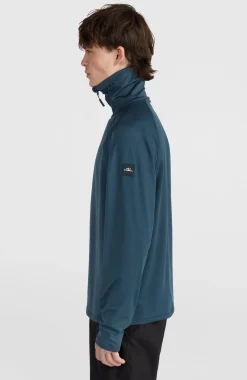 HommesPolaire Hydrowick à col demi-zip| Bleu