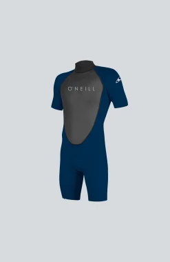 HommesReactor-2 2mm Back Zip Shortsleeve Spring Wetsuit| Bleu