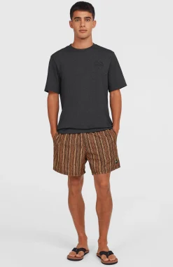 HommesShort de bain Cali Print 15''| Orange
