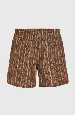 HommesShort de bain Cali Print 15''| Orange