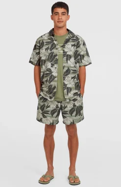 HommesShort de bain Cali Floral 16''| Vert