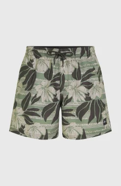 HommesShort de bain Cali Floral 16''| Vert