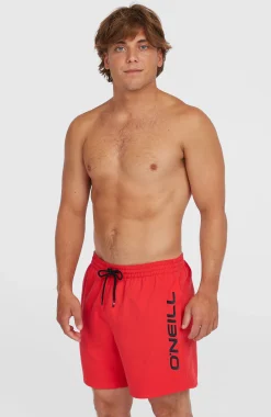 HommesShort de bain Cali 16''| Rouge