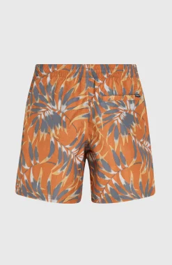 HommesShort de bain Cali Floral 16''| Orange