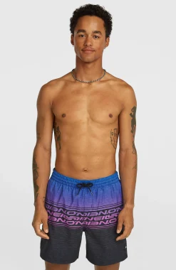 HommesShort de bain Logo Stripe 16''| Bleu Mix