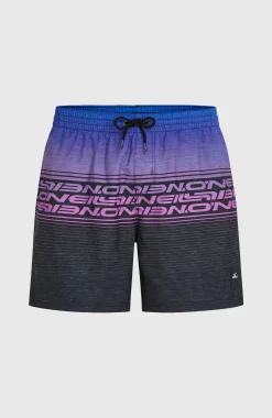 HommesShort de bain Logo Stripe 16''| Bleu Mix