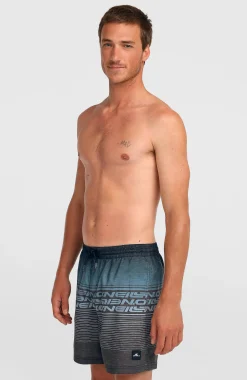 HommesShort de bain Logo Stripe 16''| Noir Mix