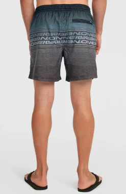 HommesShort de bain Logo Stripe 16''| Noir Mix