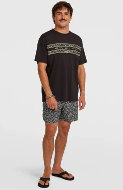 HommesShort de bain O'Neill Print 16| Noire