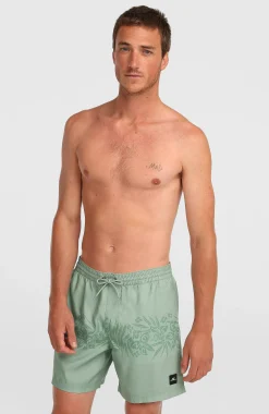 HommesShort de bain O'Neill Uni Flower 16''| Vert Mix