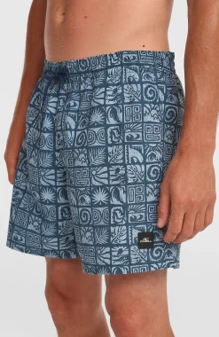 HommesShort de bain O'Neill Print 16| Bleu Mix