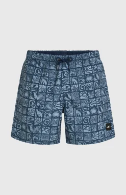 HommesShort de bain O'Neill Print 16| Bleu Mix