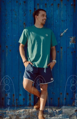HommesShort de bain O'Riginals Scallop 16| Bleu