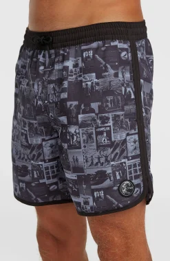 HommesShort de bain O'Riginals Scallop 16| Noir Mix