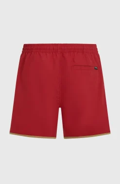 HommesShort de bain O'Riginals Scallop 16| Rouge