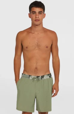 HommesShort de bain Pocket Print 16| Vert