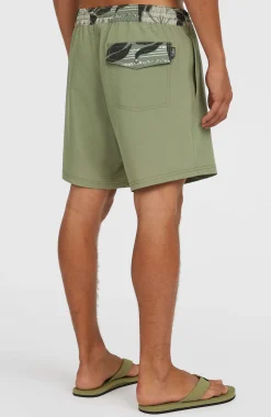 HommesShort de bain Pocket Print 16| Vert