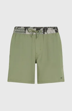 HommesShort de bain Pocket Print 16| Vert