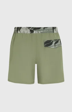 HommesShort de bain Pocket Print 16| Vert