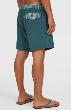 HommesShort de bain Pocket Print 16| Bleu